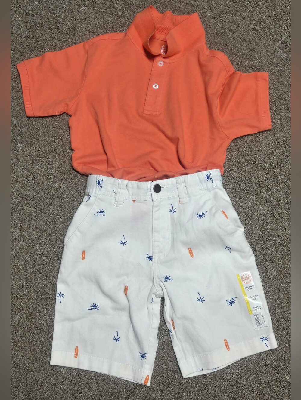 Boys (8) shirt and shorts outfit
